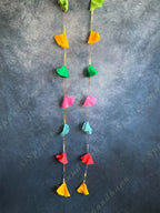 Multicolored Silk Dangler - Pack of 4 Strings