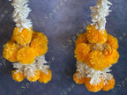 Chameli & Orange Marigold Dangler Set of 2