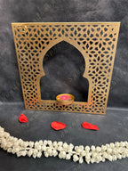 Square Designer Jharokha Wall Hanging Tea Light Wall Decor