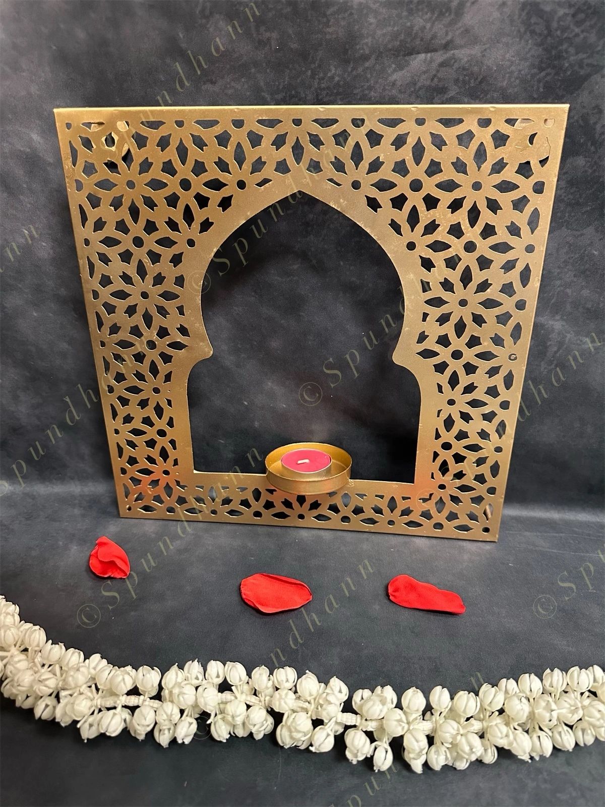 Square Designer Jharokha Wall Hanging Tea Light Wall Decor