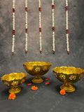 Big Standing Lotus Urli with Cutwork