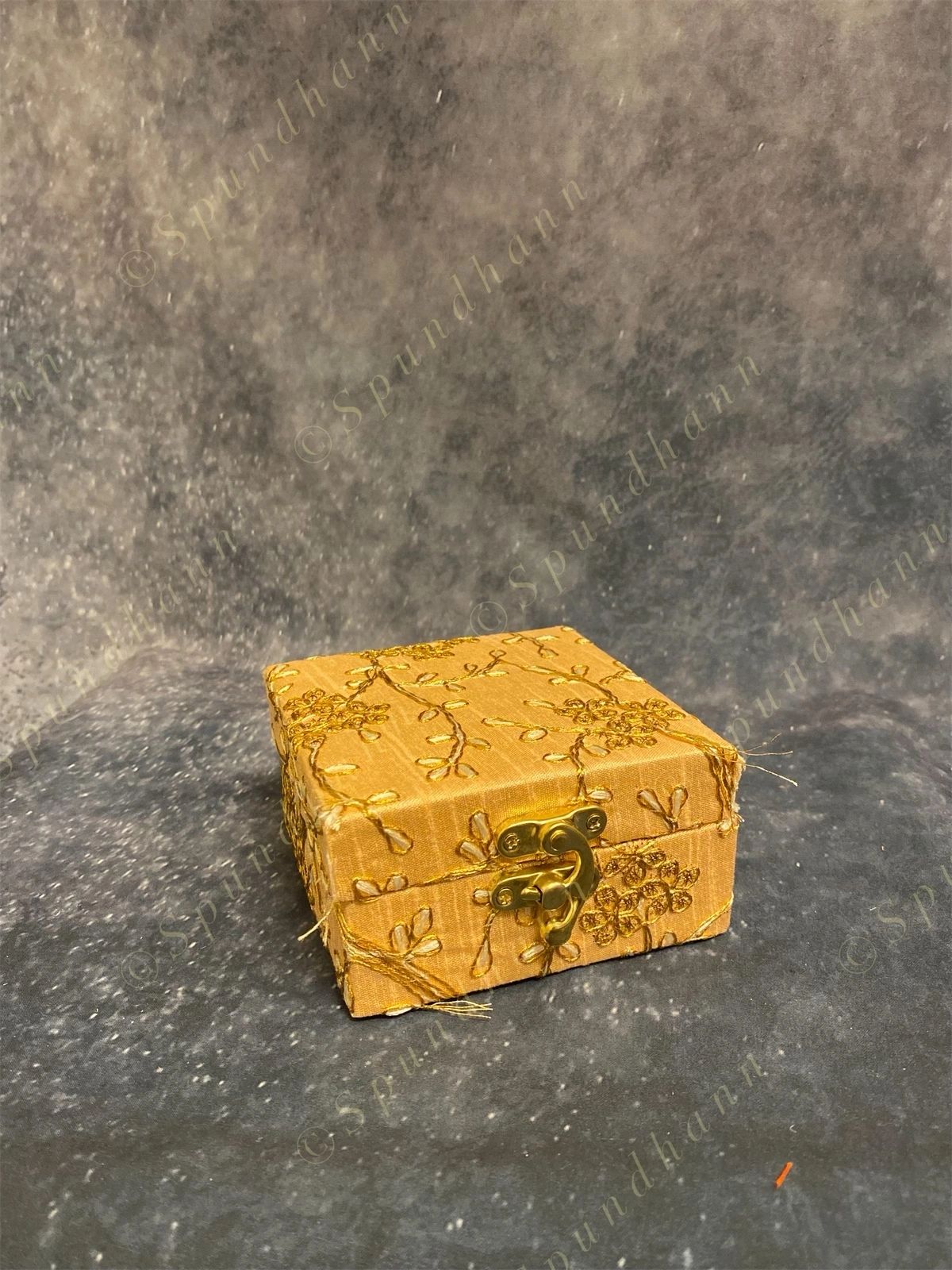 Square Floral Embroidered Gift Box Only