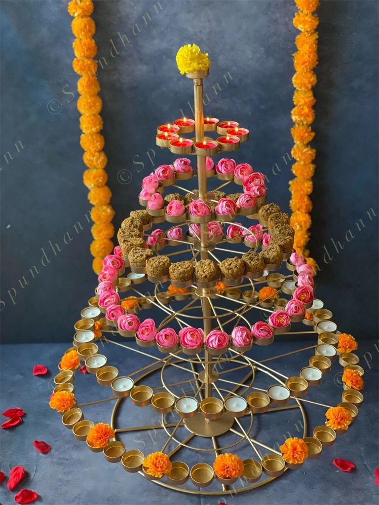 Luminous Tower Tea Light Holder