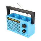 Radio Cutlery Holder Blue