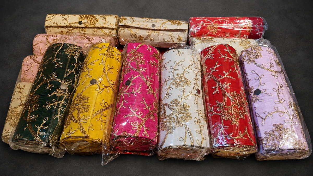 Embroidered Bangle Box 8 Inch