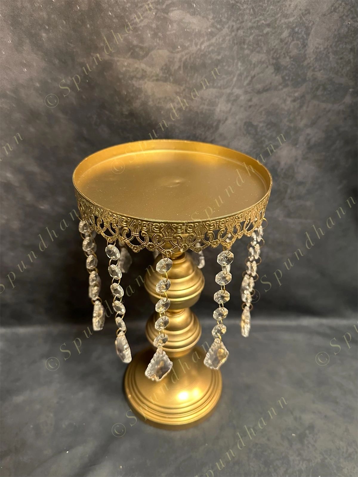 Hanging Crystal Cake Stand