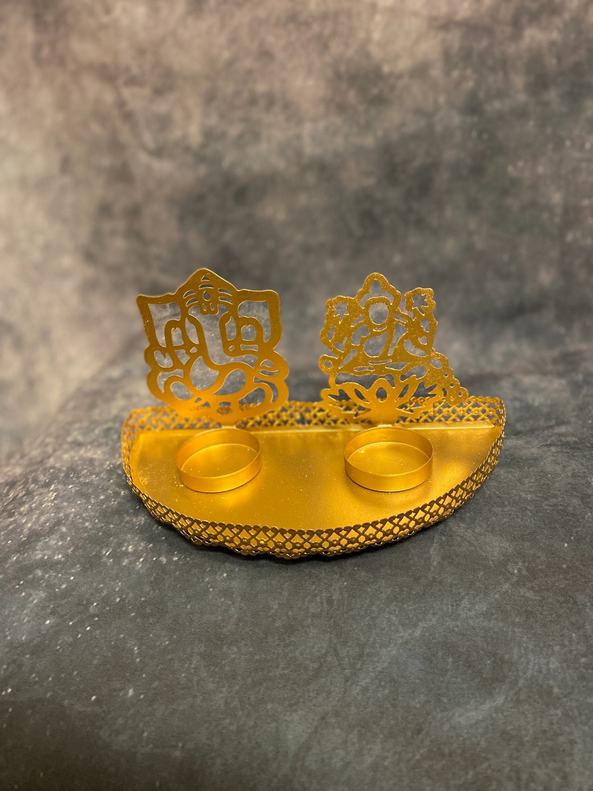 Shadow Tea Light Candle Holders - Ganesh /Maa Durga / Om