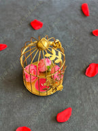 Cute Cage Tea Light Candle Holder in Gold