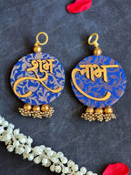 Shubh Labh Hanging Pair with Ghungroos