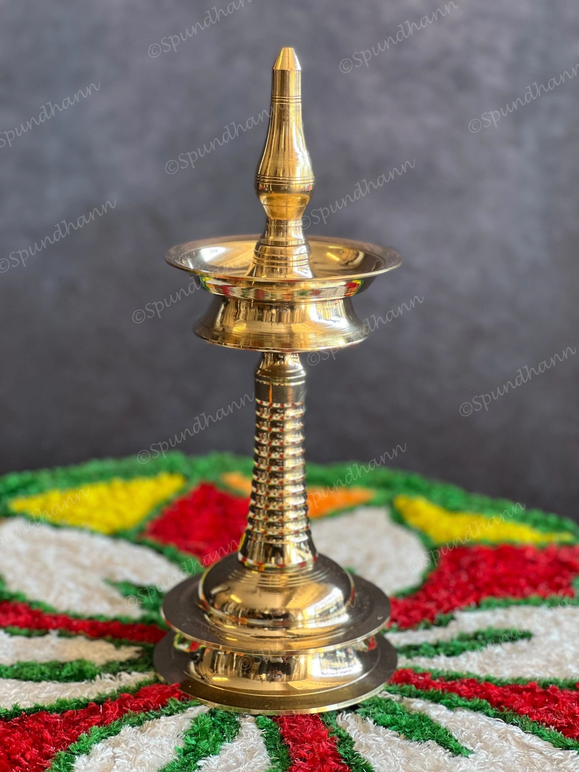 Traditional Kerala Brass Lamp