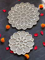 Floral Design Set DIY Fill in Rangolis
