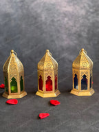 Stained Glass Golden Lanterns