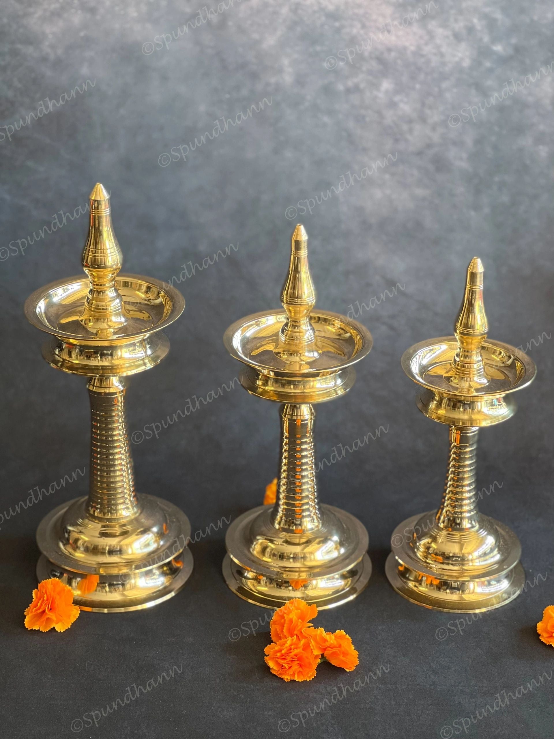 Traditional Kerala Brass Lamp
