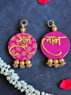 Shubh Labh Hanging Pair with Ghungroos