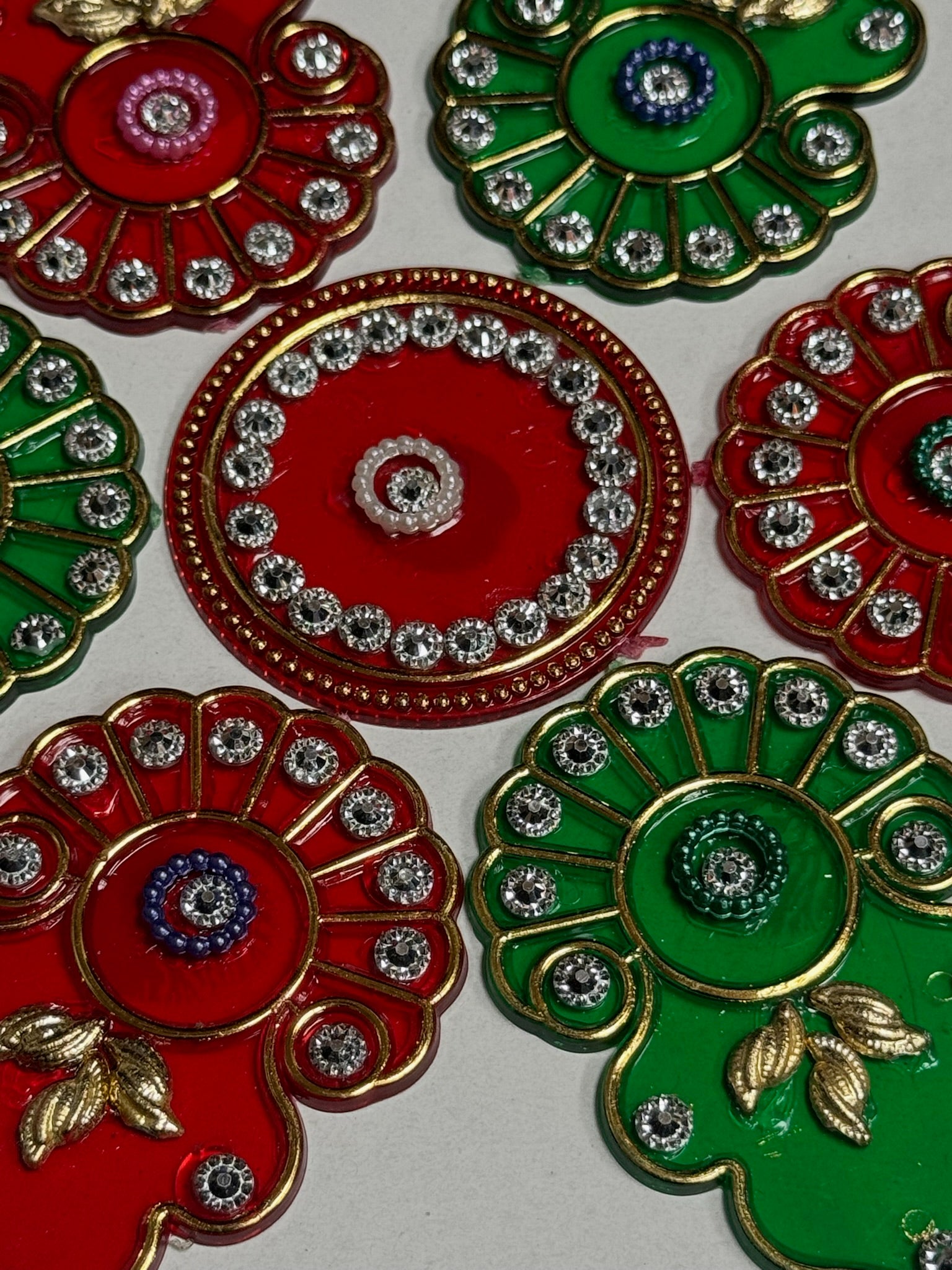 Festive Diya Rangoli Decor