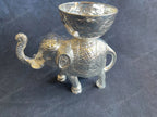 Silver Elephant Heavy Dry Fruit Holder Large