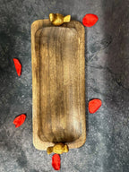 Rectangular Wooden Food Holder Tray