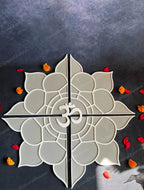Floral OM Set DIY Fill in Rangolis