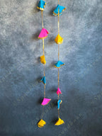 Multicolored Silk Dangler - Pack of 4 Strings