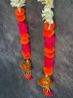 Chameli, Gota & Pom Pom Dangler Set of 2