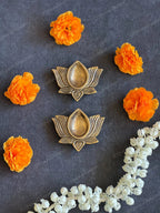 Brass Lotus Diya Tea Light Holder