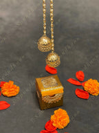 Decorated Gift Box with Dome Danglers