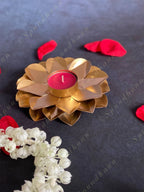 Triangle Lotus Tea Light Holder