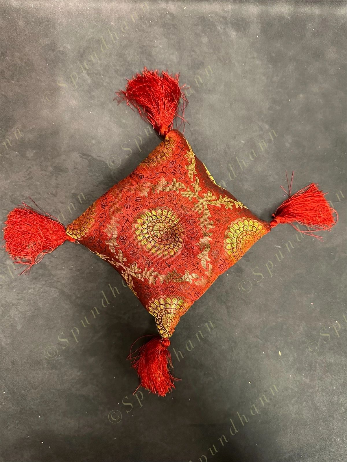 Singing Bowl / Tibetan Bowl Pillow With Tassle