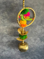 3 Chakris, Wooden Parrots, Pom Pom & Bell Tassel Dangler