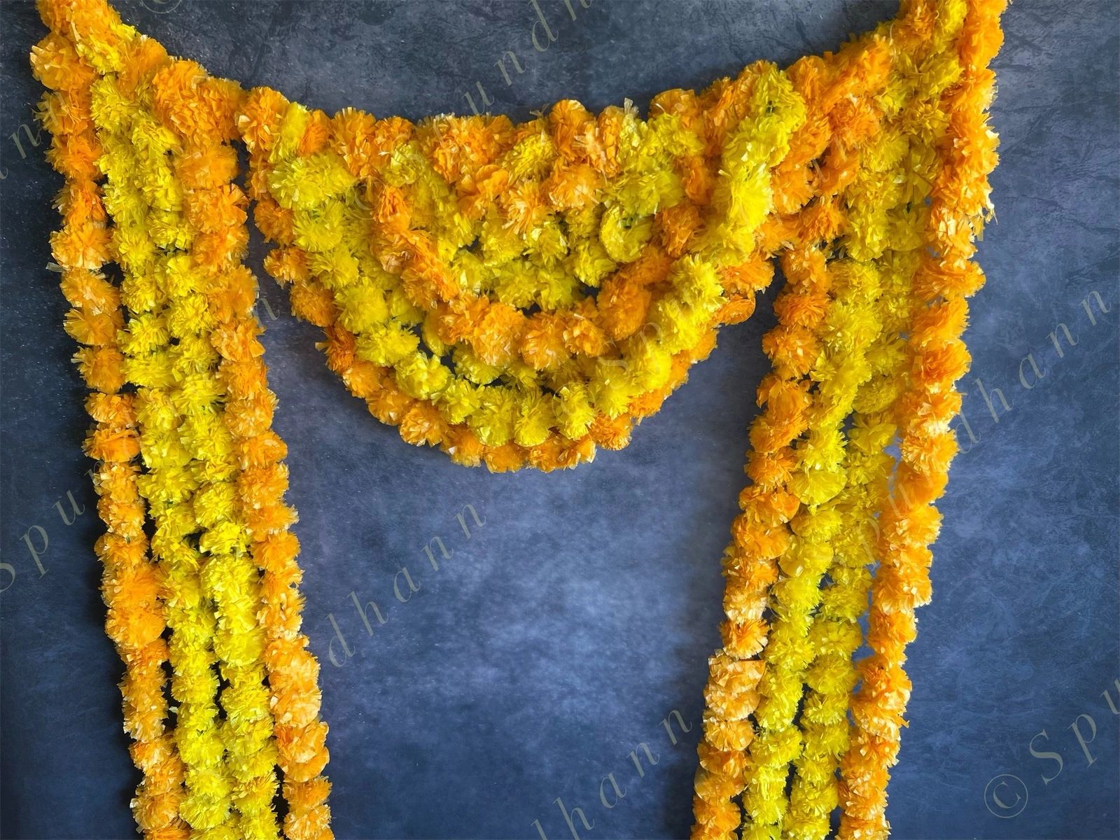 Marigold Orange & Yellow Heavy Toran