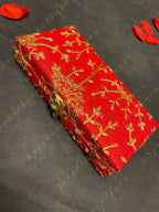 Rectangular Floral Embroidered Gift Box Only