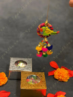 Square Paper Box with Parrot Car Dangler