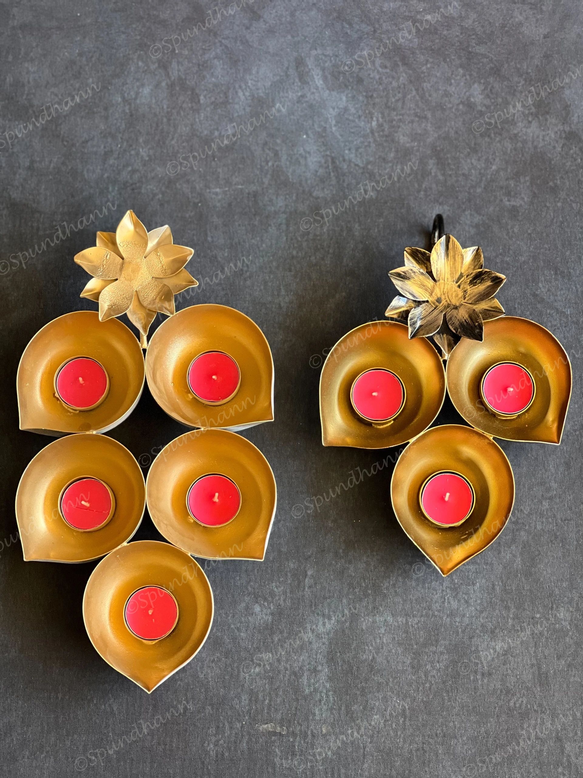 Big Diya Shaped Bunch Tea Light Holder