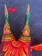 Rustic Nandi Cow Mask Wall Hanging Decor
