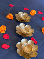 Miniature Flower Urli with Tea Light Holder