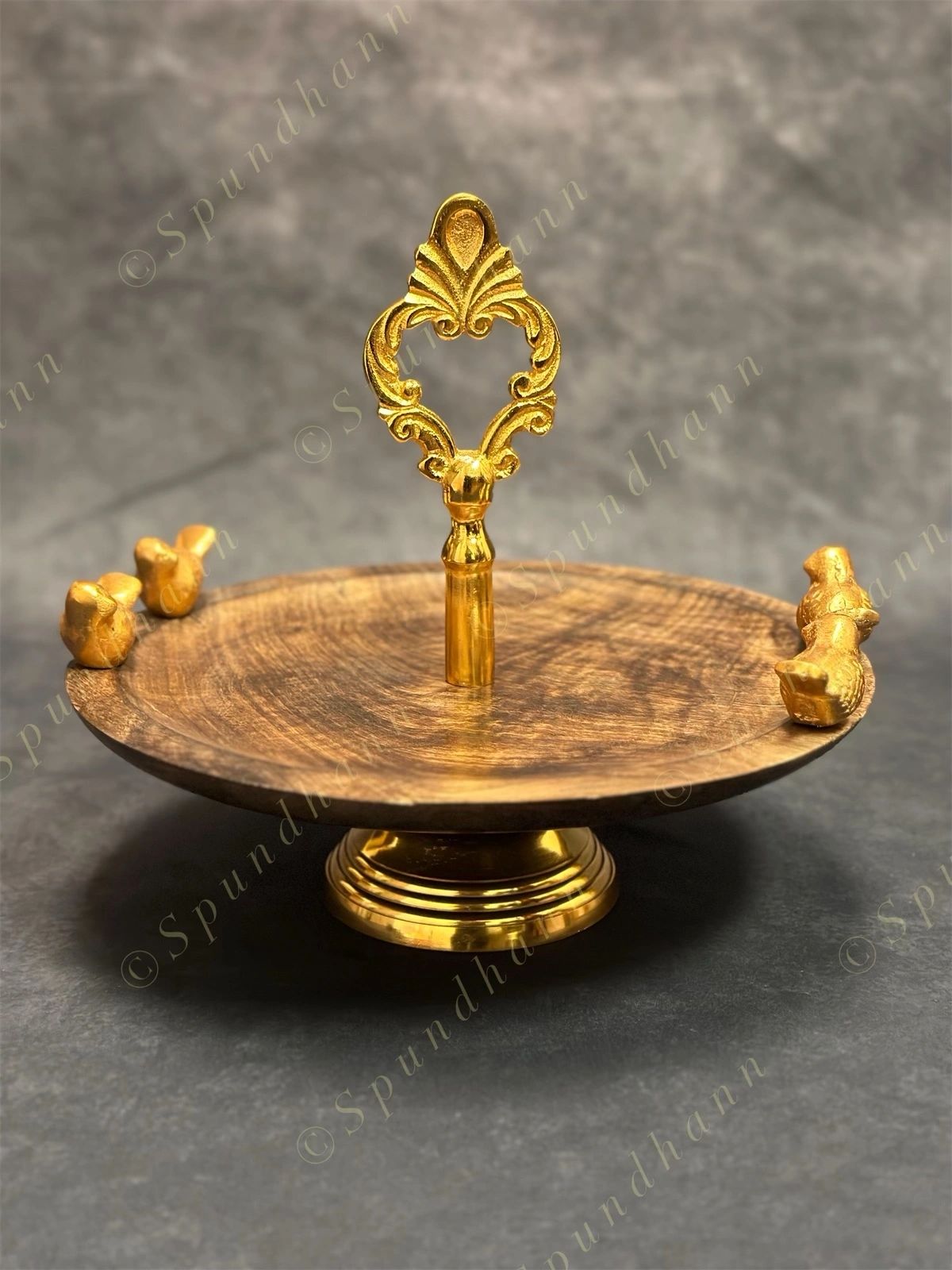 Wooden Food Holder Stand