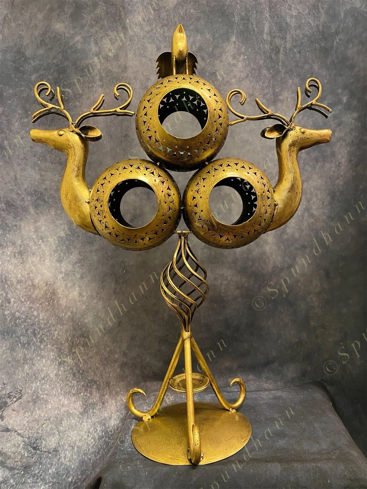 Exquisite Deer Dhoop Dani Dhuna Loban / Tea Light Holder