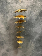 Large Reverse Hanging Metal Flower Ornament