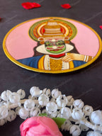 Kathakali Pichwai Wall Hanging Plates