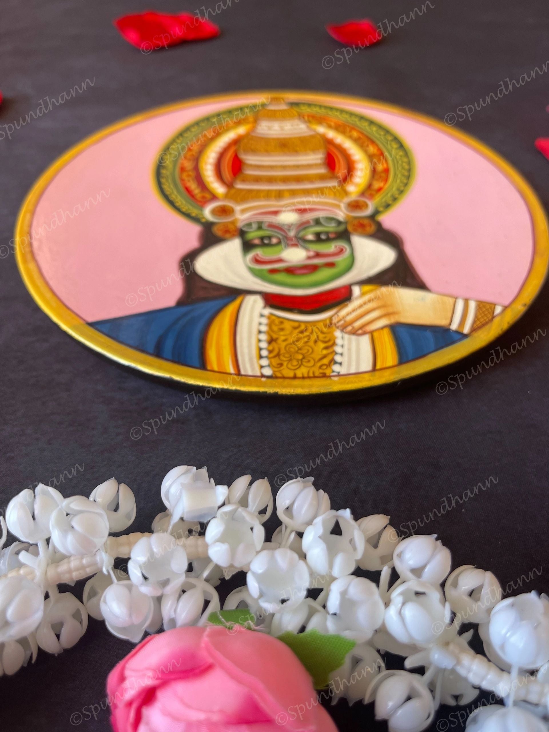 Kathakali Pichwai Wall Hanging Plates