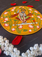 Dancing Shri Nathji Pichwai Wall Hanging Plate