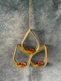 Triple Drop Hanging Tea Light Holder