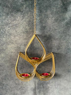 Triple Drop Hanging Tea Light Holder