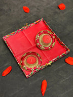 Rectangular Floral Patola Gift Box Only