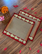 Square Asanas Chatai 18x 18 in