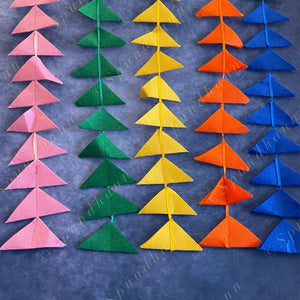Triangle Felt Fabric String Decor