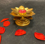 Designer Standing Lotus Tea Light Holder Pair