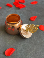 Small Canister with Decorative Taj Lid