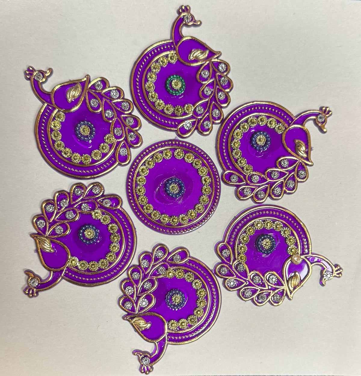 Festive Diya Rangoli Decor