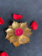 Pointed Lotus Shaped Tea Light Holders